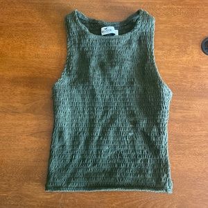 Green tank top
